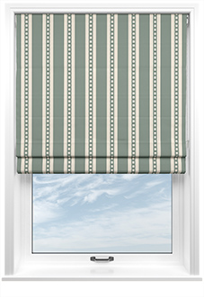The British Stripe Co. Edgar, Polzeath No.1 - Twist&Fit Roman Blind